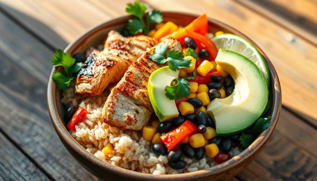 Protein-Packed Chicken Burrito Bowl